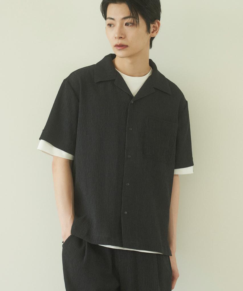 210EDIT Men'S Cooling Open Collar Shirt [3 Color]_Ze2Sh038