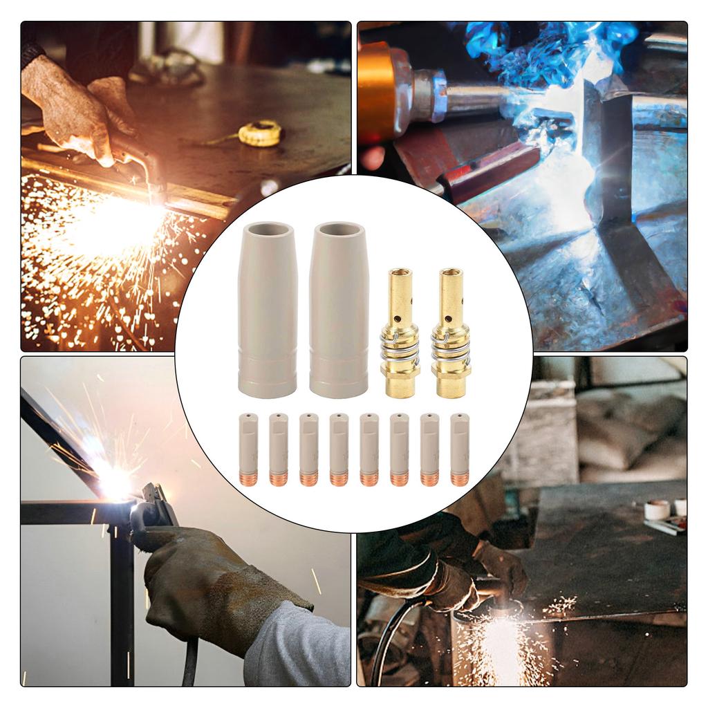 Electrode Clip Set Coating Protection Nozzle Set Copper Electrode Clip As Shown In The Picture Welding Processes