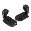 Pair of 1.25in Foot Pegs Footrest with Mounting Brackets Universal for Honda ATV Scooter UTV