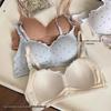 Japanese Polka Dot Seamless Push-up Bra for Small Busts - Comfort Fit for Women