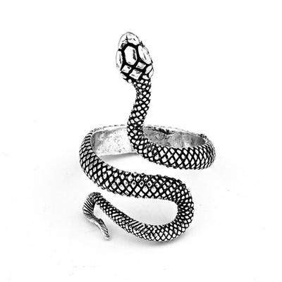 2026 European Fashion Exaggerated Snake Ring - Punk Style Nightclub Accessory