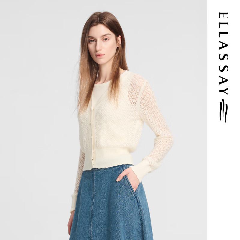 ELLASSAY Women's Elegant Merino Wool Blend Two-Piece Knit Set