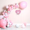 Heart Shaped Wreath Vivid Romantic Artificial Heart Shaped Rose Wreath for Wedding Outdoor Decoration