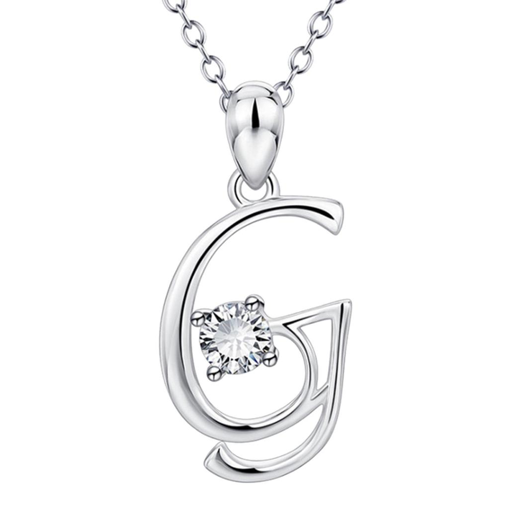 26 English Letters Fashionable Diamond Pendant Popular Items Necklaces