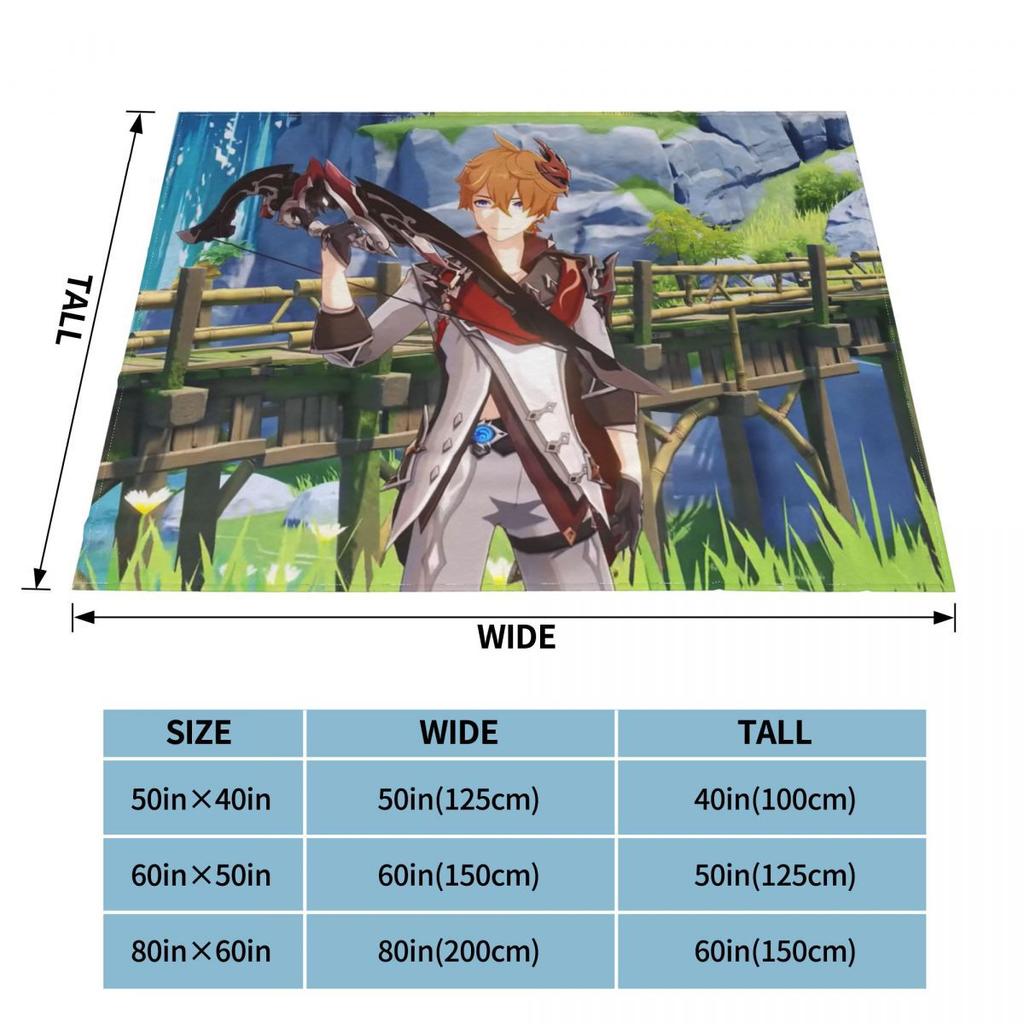 Anime Breathable Super Warm Soft Blanket for Bedding Travel Blanket Flannel