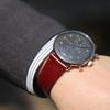 Cordovan Watch Strap Watch Band Leather Replacement In Japan Genuine [ROCOTTE] (Chocolate / 20-16mm / Horseskin) (Made / Leather)
