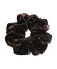 VINGTAINE Hair Scrunchie, Velvet, Dots, Studs, Metal, Simple, Volume, Updo, Accessory, Gift, HS-187-BR