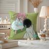 Cushion Cover Pattern Printed Pillowcase For Living Room Sofa Cushion Cover & Bedroom Decor Game A-Alien Stage-Sua And Mizi