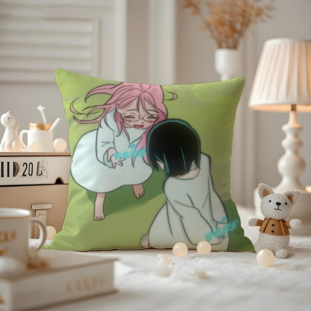 Cushion Cover Pattern Printed Pillowcase For Living Room Sofa Cushion Cover & Bedroom Decor Game A-Alien Stage-Sua And Mizi