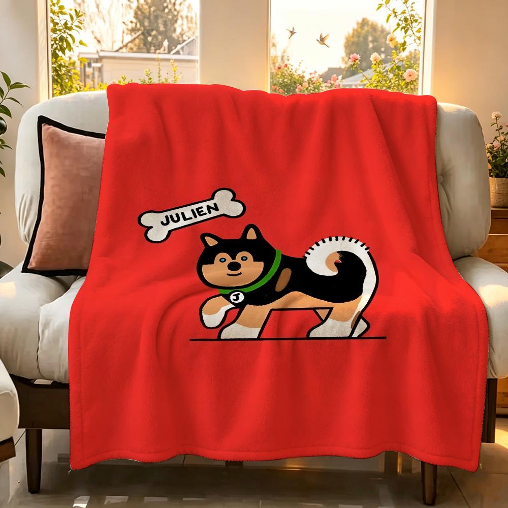 Illustrator K Karen Yoojin Throw Flannel Throw Blanket Suitable for Sofa Living Room Bedroom