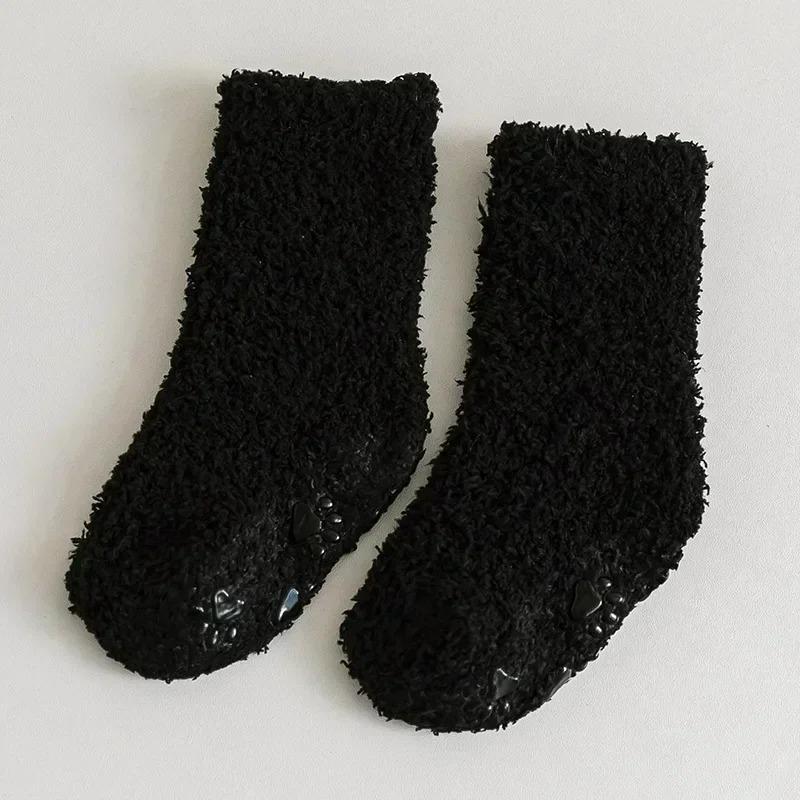 Kids Socks Thick Cold Winter-Socks Super Warm Students Children Snow Sock Baby Christmas Gifts Coral Fleece Non-slip