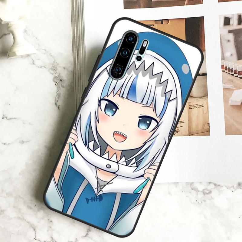 Gawr Gura Hololive Anime Case For Huawei Nova 10 SE 9 5T 11i 8i 3i 11 Pro Y91 Y90 Y70 Y61 Y60 P30 P20 P40 Lite Cover