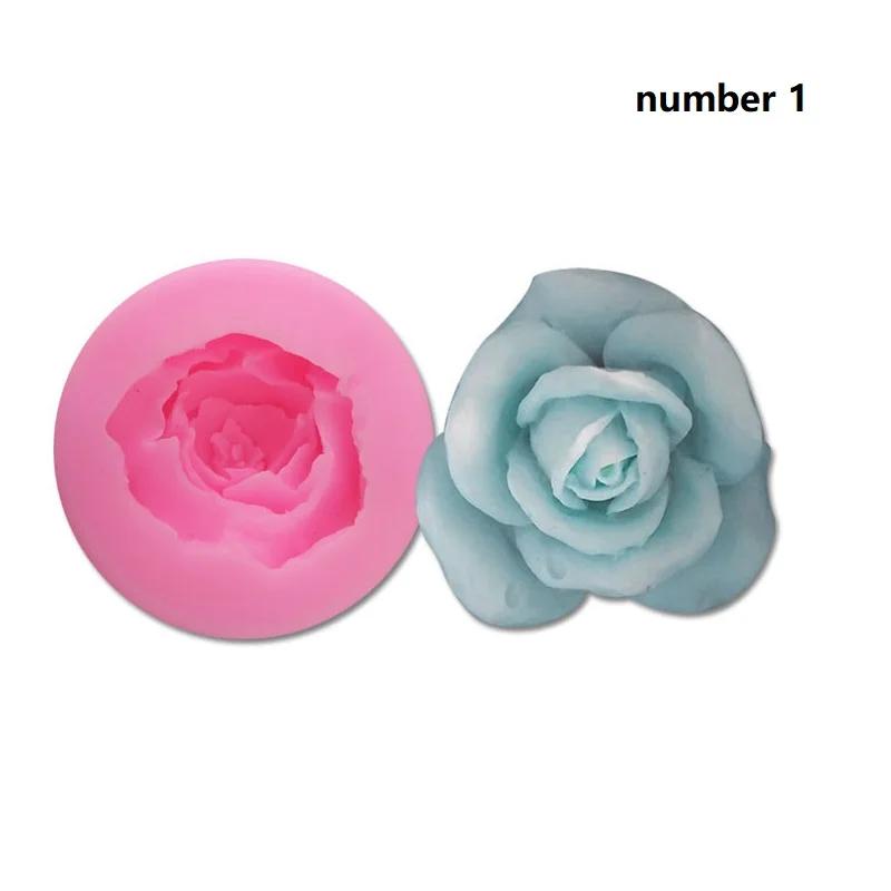 Cake Silicone Mold Rose Flower Fondant Silicone Mold Baking Tool Diy Kitchenware