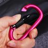 Key Holder D Shape Carabiners Tourist Hooks Carabiner Clip Fishing Carbin Buckle Water Cup Buckle