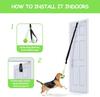Interactive Dog Toy Tug of War Spring Rope Dogs Outdoor and Indoor Hanging Pull Rope Ball Puppy Molar Teeth Cleaning Chew Toys