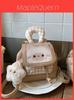 Cute Cat Cartoon Pu Backpack For Women And Teens With Spacious Storage For Daily Use