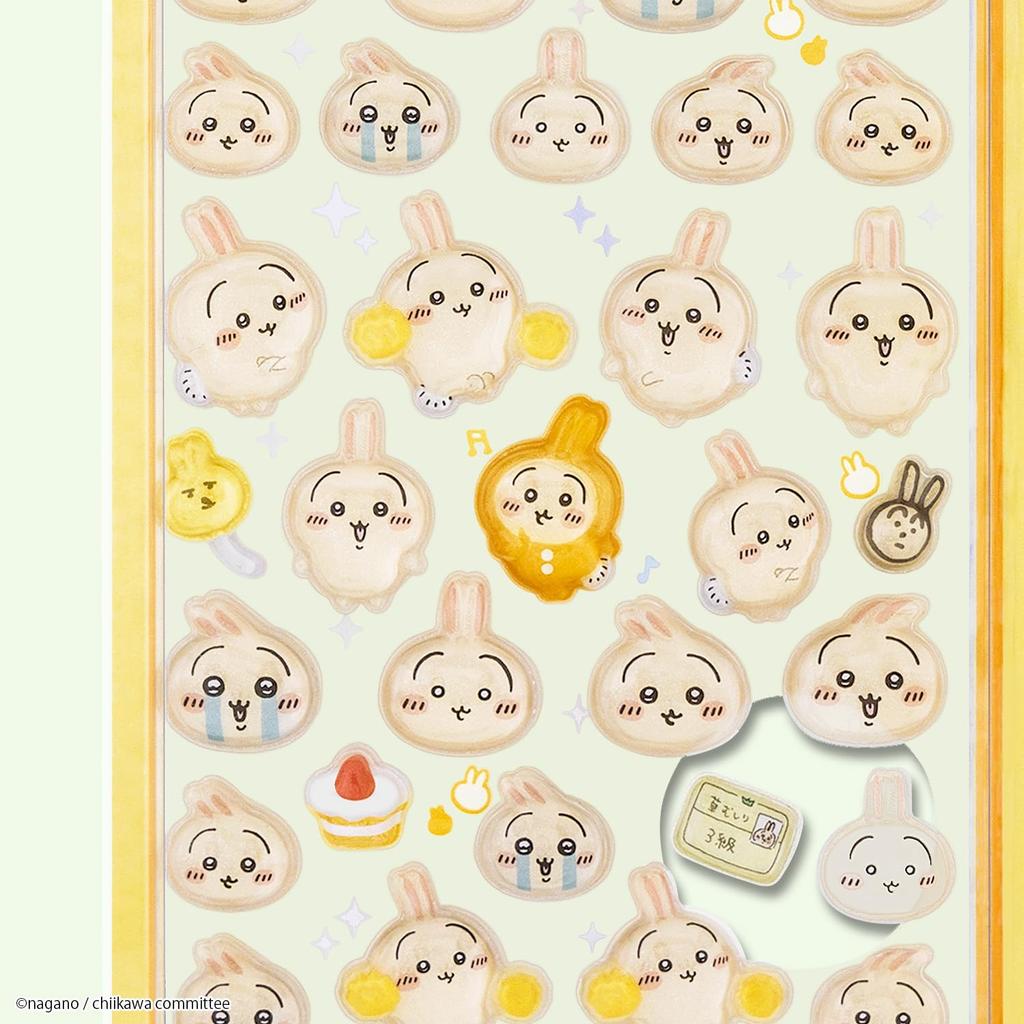 Sun-Star Stationery Chiikawa Rabbit Bonbon Drop Stickers S8542910 - Cute Kawaii Rabbit Design Stationery