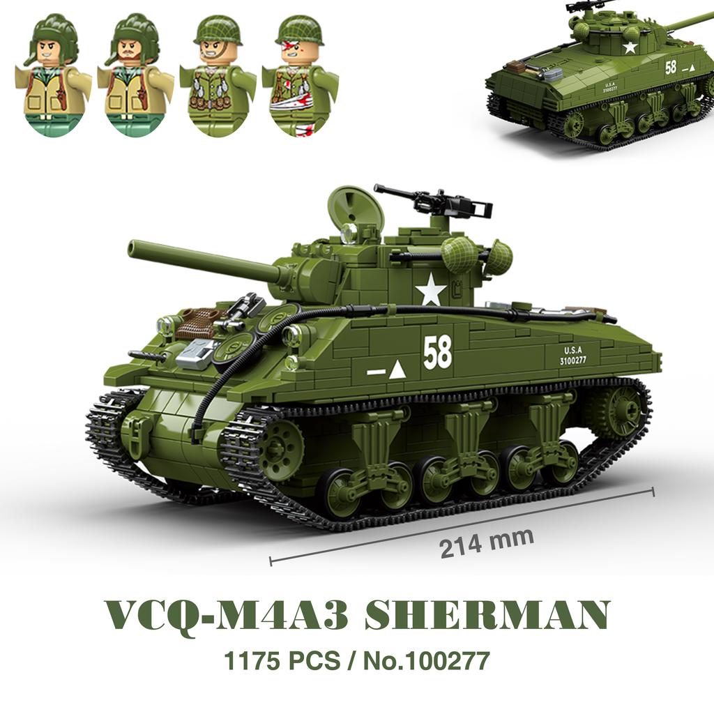Militär WW2 Panzer Tiger Sherman T34 Panzer Fahrzeug Flugzeug Armee Soldat Waffen Modellbau Baustein Ziegel Kinder Kinder Spielzeug