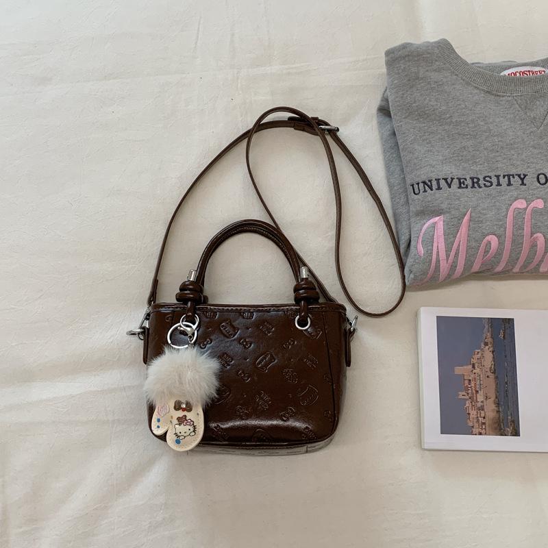 Portable Water Bucket Bag, Fashionable and Versatile Crossbody Bag, Simple Business Casual Shoulder Bag