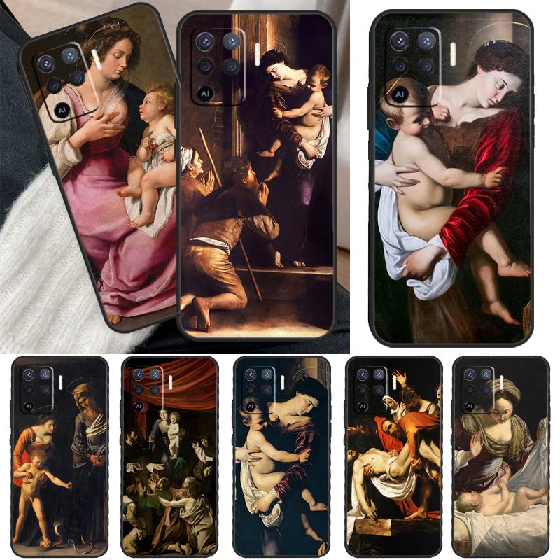 

Чехол Madonna di Loreto Caravaggio для OPPO A15 A16 A3S A5S A52 A72 A94 A74 A54 A83 A91 A93 A31 A5 A9 2020 A53 S, чехол