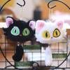 Adorable Cute Cat Plush Keychain Soft Pp Cotton Stuffed Animal Bag Charm
