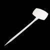 5 Pcs Plant Tags Reusable Plastic T Shape Plant Labels Plant Markers Inserted Cards for Flower Bed Garden Nursery Outdoor Gardening