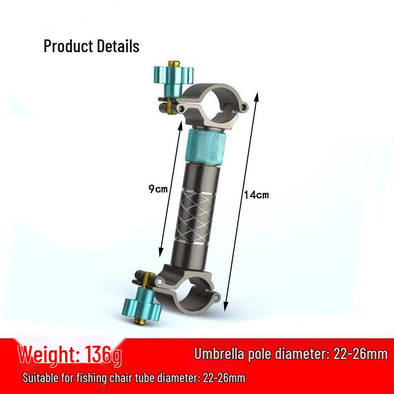 Enhanced Fishing Chair with Umbrella Stand - Multi-Purpose Umbrella Holder for Rain or Shine