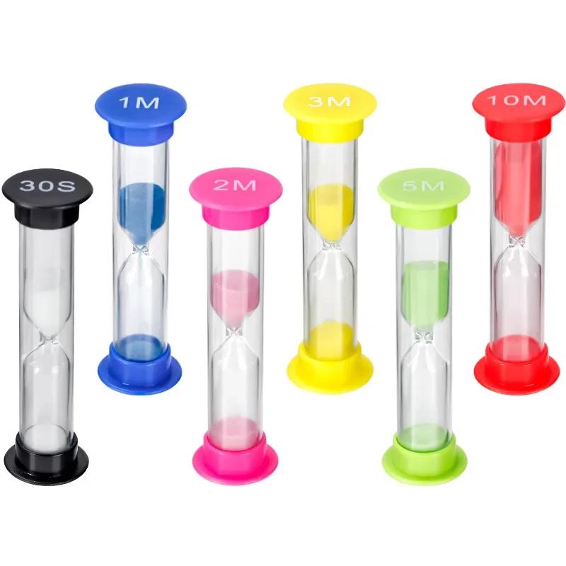 

Детские песочные часы, зубная щетка, песочные часы, таймер, пластиковая упаковка, украшение для дома, маленькая воронка, настольная игра, инструмент, противопадающие часы