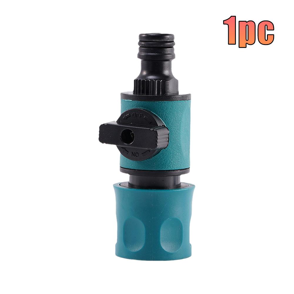 1-3pcs Garden Hose Pipe In-Line Faucet Watering Irrigation Quick Connector Tap Shut Off Valve Fitting With Valve Garden Gadget