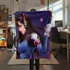 D.Va  Print Flannel Blanket, High quality Comfortable for All Seasons, Home Decor, Warmth and Comfort