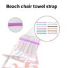 Beach Towel Clip for Chair Beach Towel Clip, Stretchy Sunbed Towel Band for Beach and Pool, Beach Chair Towel Clip