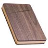 Large Capacity Business Card Storage Box Solid Wood Business Card Organizer  Desk Accessories