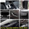 Head Light Window Lift Handle Bowl Gear Panel Dashboard Frame Cover Trim For Hyundai SANTA CRUZ   Accessories Interior