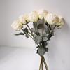 Artificial Rose Flower Realistic Faux Silk Rose with Stem for DIY Wedding Bouquets Home Party Table Centerpiece Floral Arrangement