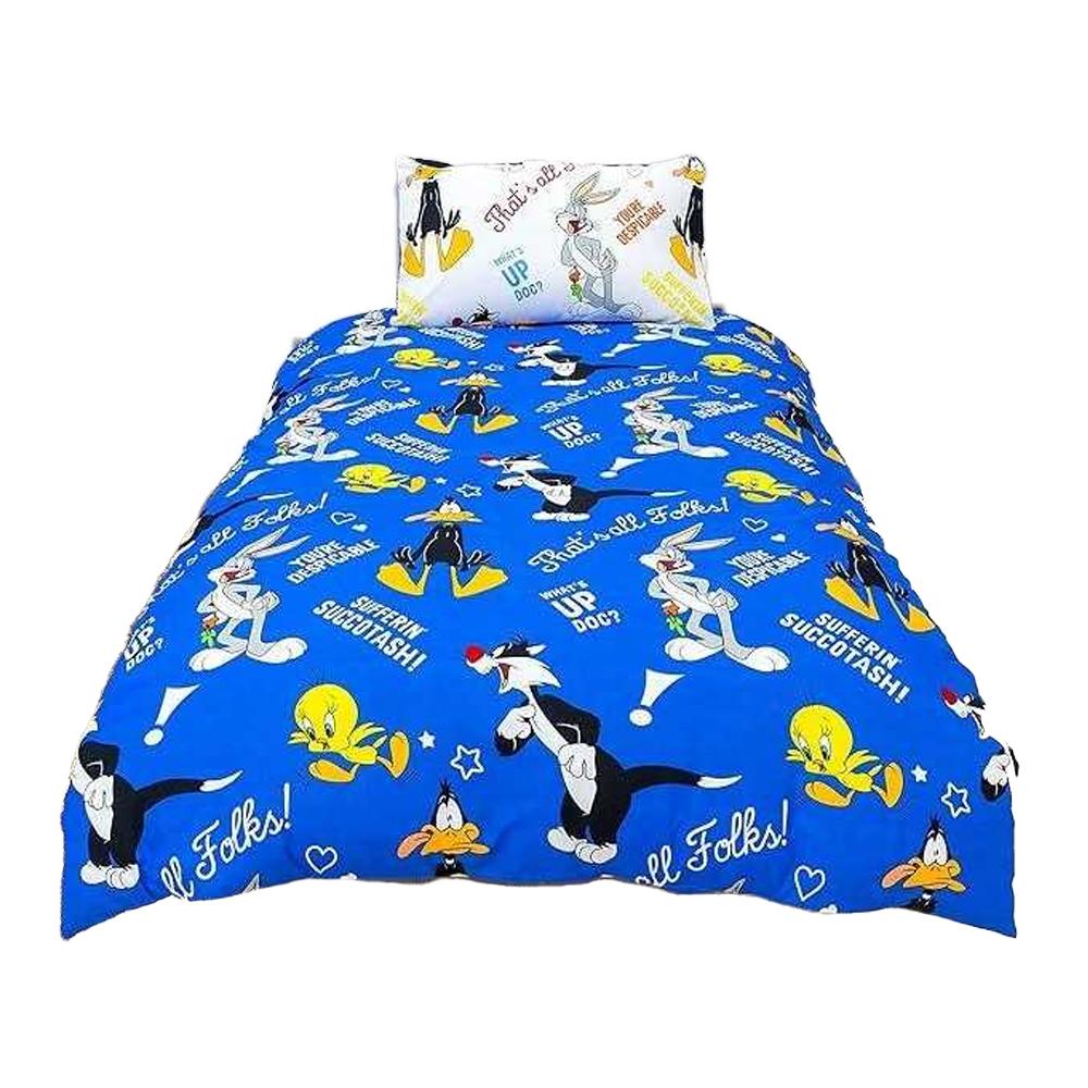 Looney Tunes Thats´s All Folks Reversible Duvet Set