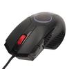 Gaming-Maus Kabelgebunden 8 Tasten RGB-Lichteffekt 6 Einstellbare DPI Gebogen Ergonomisch Shortcut Multifunktionstaste Computermaus Schwarz