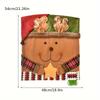 3Pack Christmas Chair Covers  Festive Dining Chair Slipcovers for Holiday Decor, Suitable for Home Restaurant Use Assorted Winter Character Designs