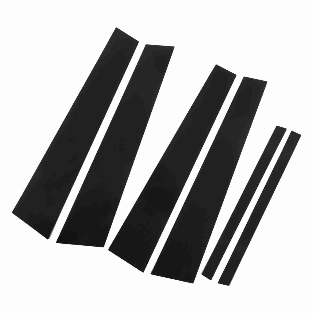 Side Pillar Post Trim 4D Style Glossy Black Replacement for Accord Sedan 9th Gen 2013?2017