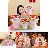 Adorable Plush Pig Snake Pillow Soft Stuffed Toy For Girls Birthday Gift 30cm