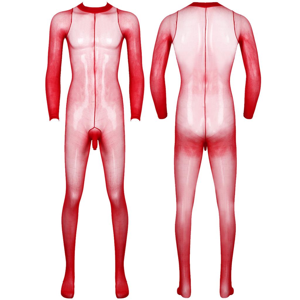 Pánské průsvitné síťované punčochy Punčochové kalhoty Strečové punčochové kalhoty Legíny Body