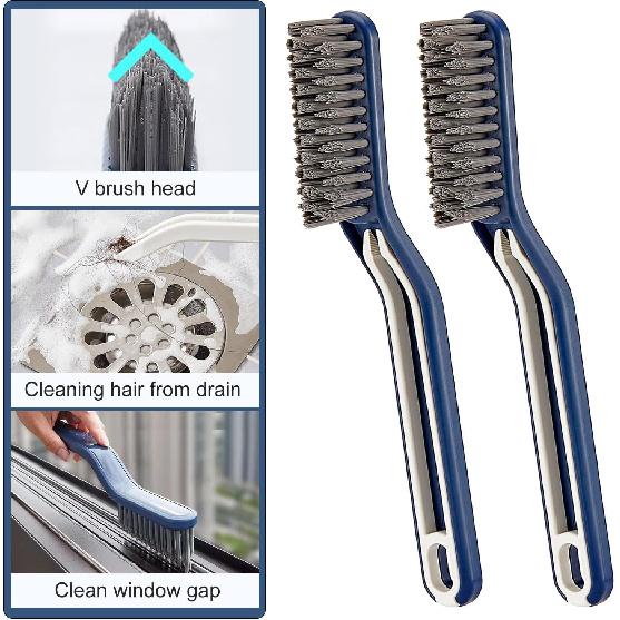 Crevice Cleaning Brush,Spring Cleaning 0rganization Multifunctional Grout Cleaning Supplies, Cleaning Tools for Household, Kitchen, Bathroom, Window,