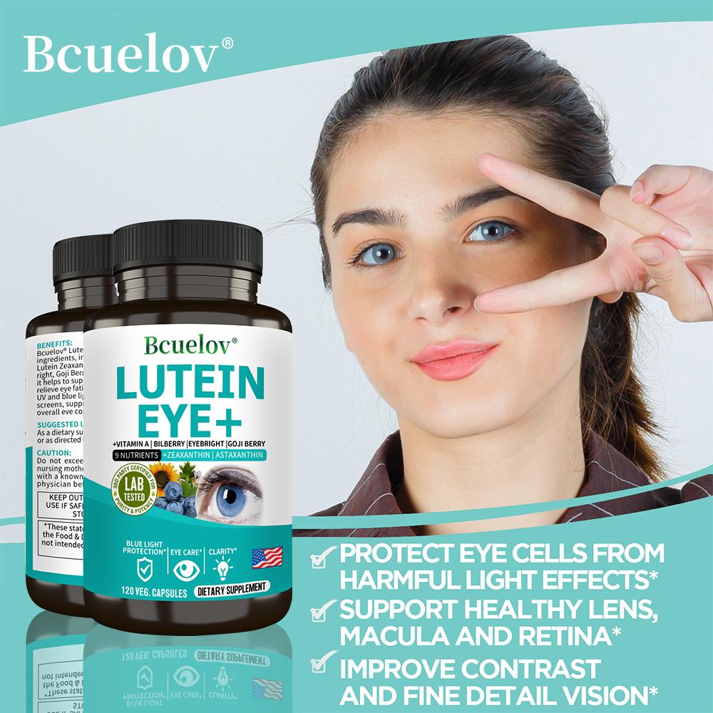 Vitamin A, Zeaxanthin, Astaxanthin, Lutein Supplements, 120 Capsules