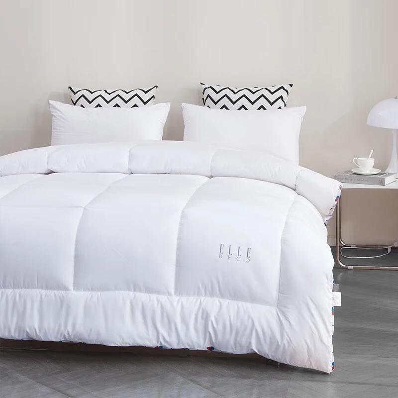 

ELLE DECO Upgraded Heart Ribbon Soy Fiber Blend Duvet