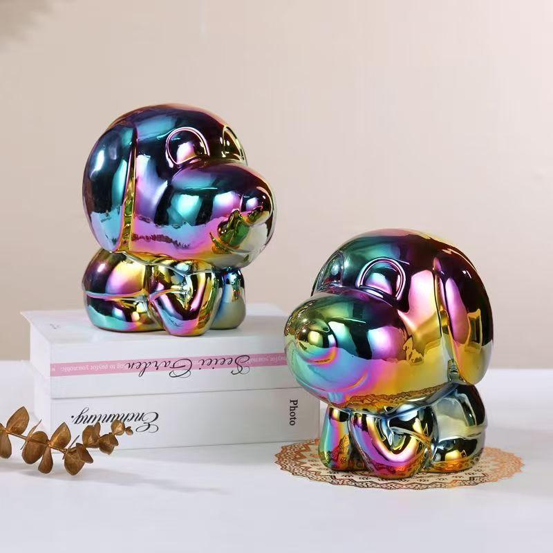 Puppy Dudu Mouth Cute Ornament Gift Xiaoxin Desktop Animation High-Quality Figure Decorative Ornament Tide Play Piggy Bank