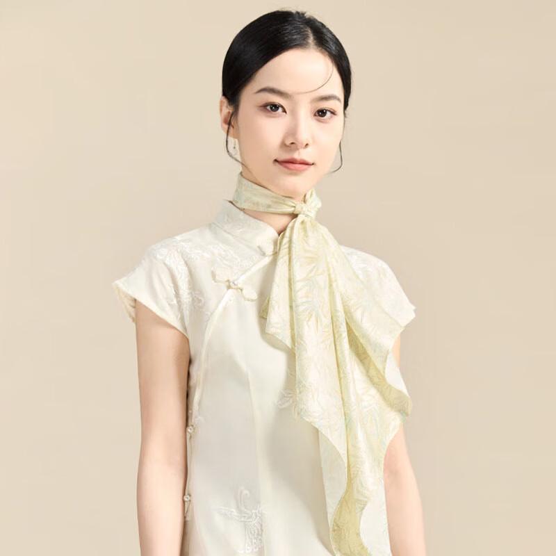 JIUMU Women's Mulberry Silk Scarf SJ006