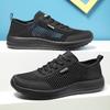 New mesh breathable men's shoes, large size shoes, casual and light sports shoes, running
