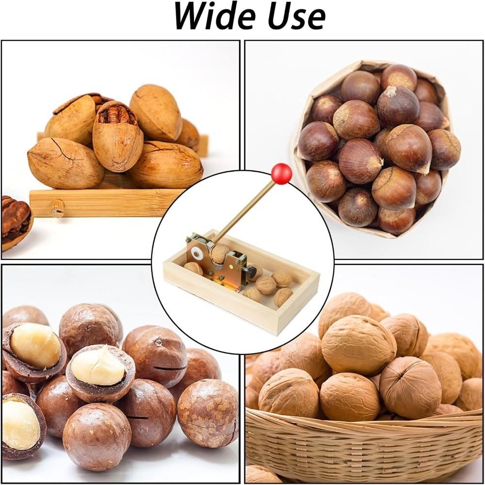 Walnuts Nut Cracker Tool Wood Nut Shell Cracker New Nut Peeling Machine Kitchen Tool