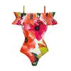 New Sexy One-piece Swimsuit Retro Spa Swimsuit Chiffon Beach Skirt Suit