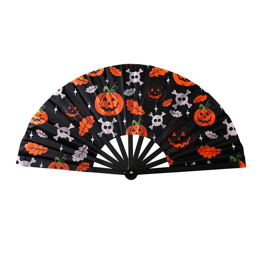 33cm Plastic Kung Fu Fan Halloween Party Decoration Prop Durable Lightweight Portable Gift For Cosplay Events