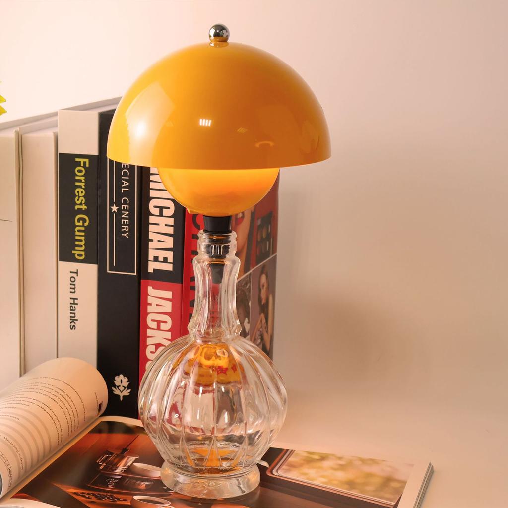 3 Color Rechargeable Bottle Lamps W/ Touch Dimming Rechargeable LED Desk Lamp LED Wine Bottle Light for Bedroom Restaurant & Bar